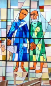 Leben, Tod, Dazwischen – Glasmalerei als Symbolbild für diese Thematik