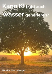 Glühender Sonnenball und Sonnenuntergang hinter einem Baum und verdorrte Landschaft im Vordergrund – Willkommen im Pyrozän.