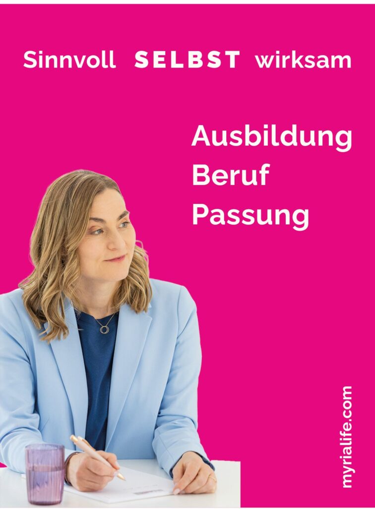 Beraterin am runden Tisch, Passung finden und selbst wirksam werden in Ausbildung und Beruf
